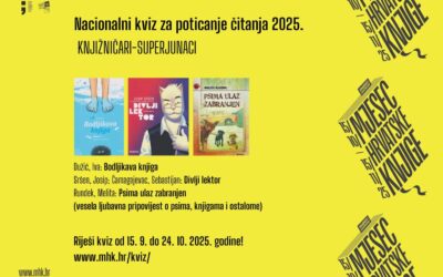 Nacionalni kviz za poticanje čitanja u Mjeseca hrvatske knjige
