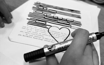 U školskoj knjižnici održana genijalna Blackout poetry radionica kojom je obilježen Mjesec hrvatske knjige