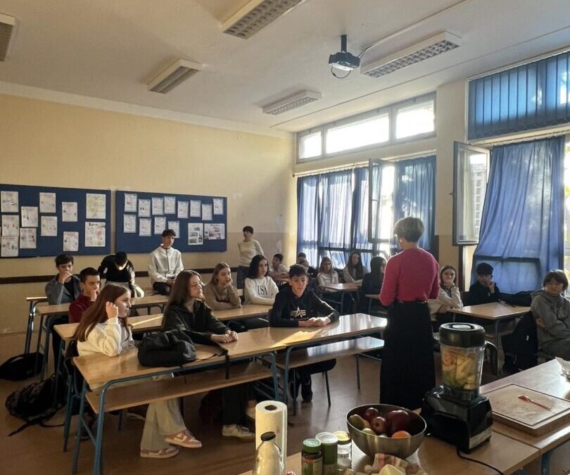 U sklopu Zdravstvenog odgoja i obrazovanja održana radionica Samo zdravo!