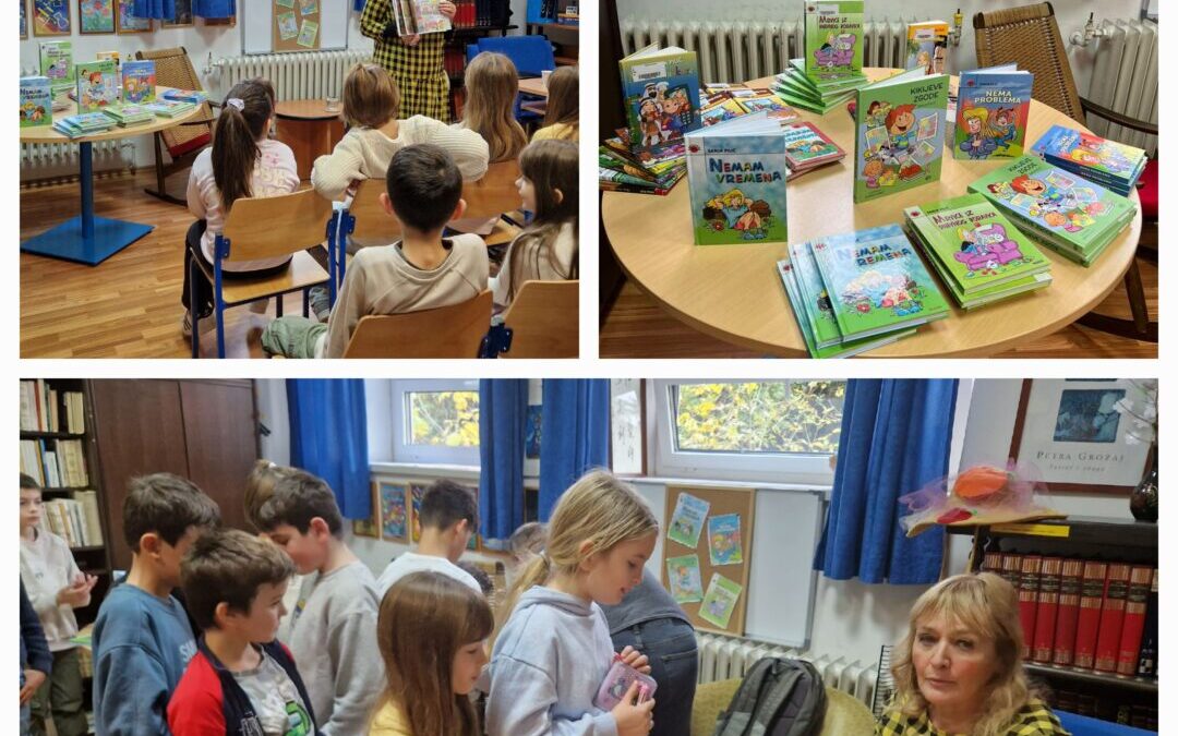 Susret 3.c i 3.d razreda s književnicom Sanjom Pilić