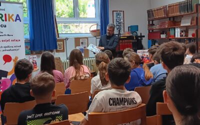Retoričar i pisac Davor Stanković u knjižnici održao interaktivnu radionicu za učenike 5. razreda