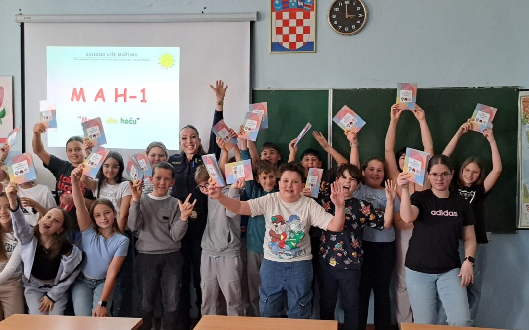 Učenicima četvrtih razreda tradicionalno održana radionica u sklopu preventivnog projekta M.A.H.(Mogu ako hoću)