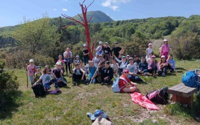 Šetnja Malih planinara na popularnoj Land Art stazi na Učki