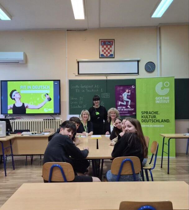 Zahvaljujući profesorici Dragani Balvan Matoković održan ispit Goethe-Zertifikat A1: Fit in Deutsch