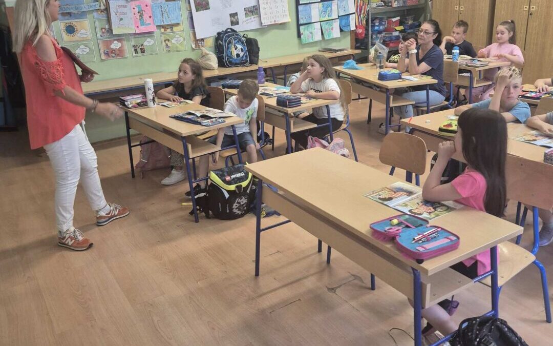 Učenici 1.d ugostili gđu Natašu Merle Tomljanović, autoricu slikovnice „Vedran“